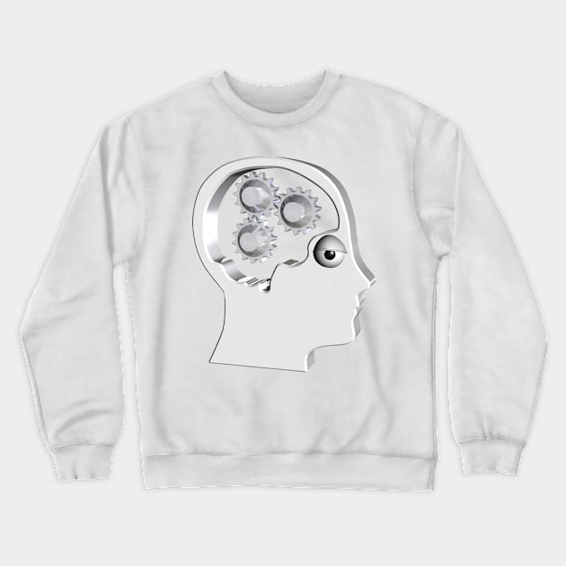 Sarcastic Cog Crewneck Sweatshirt by Cog_Thought